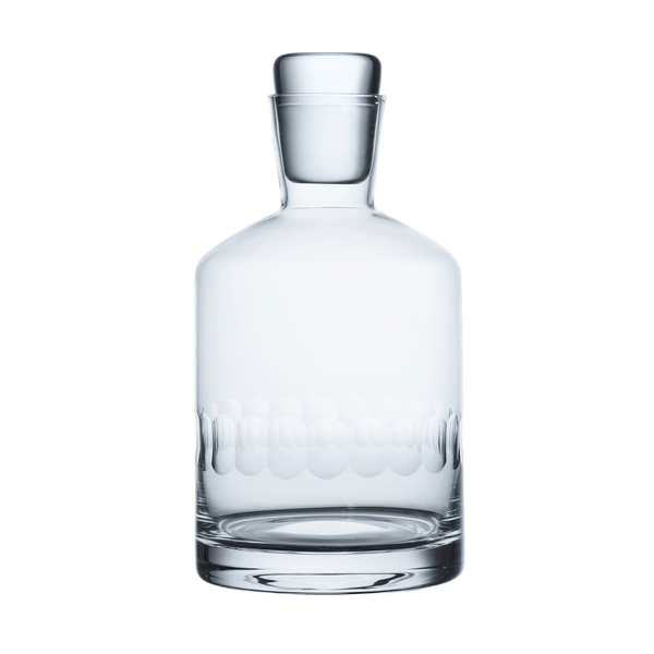 A Crystal Decanter with Lens Design