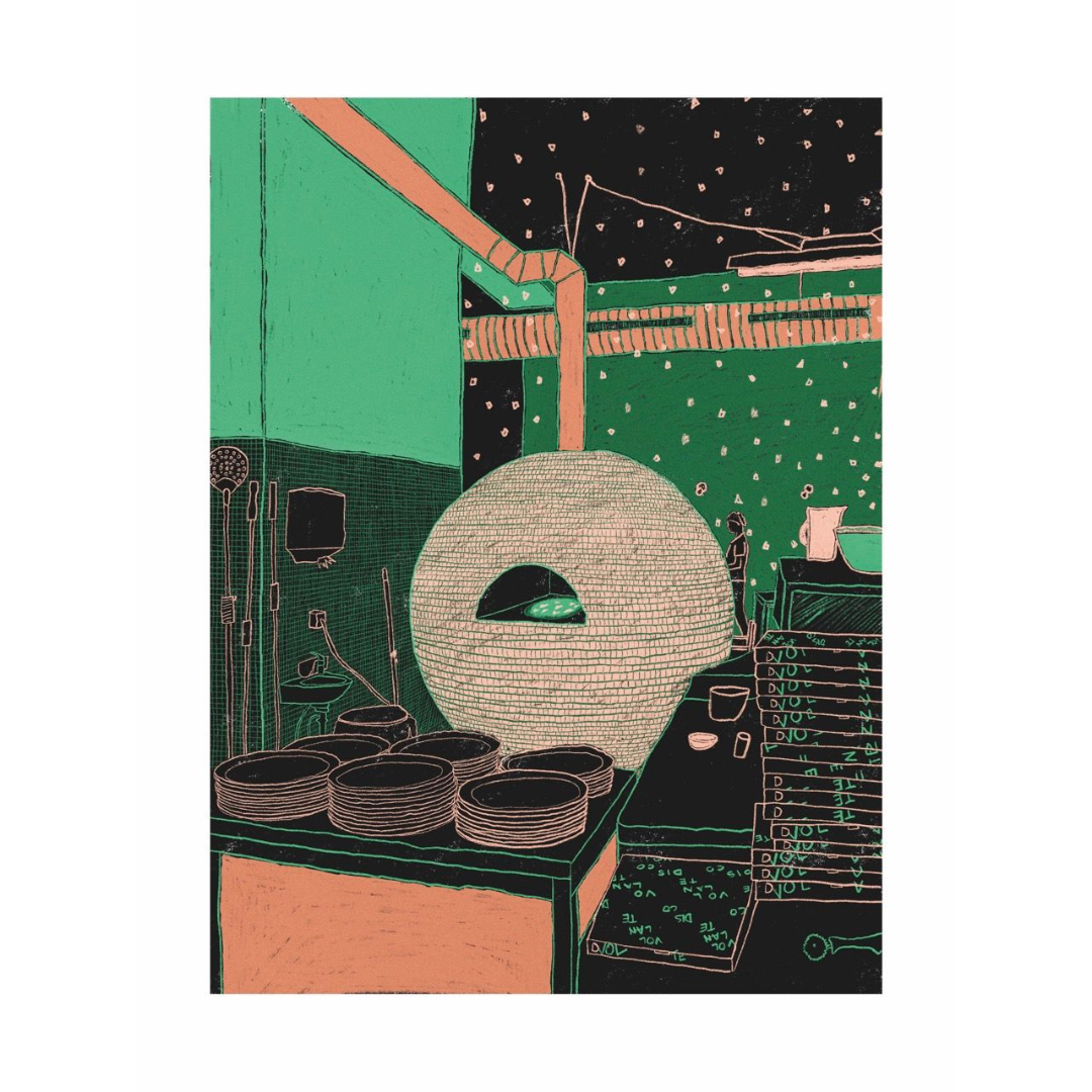 Disco Pizza - Limited Fine Art Print