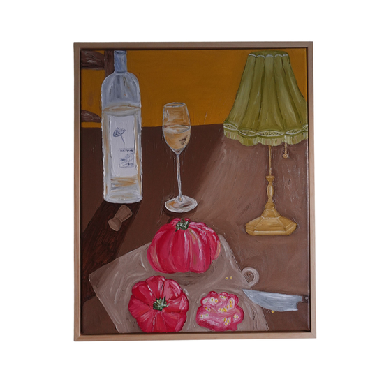 Juntos à roda da mesa IV Painting