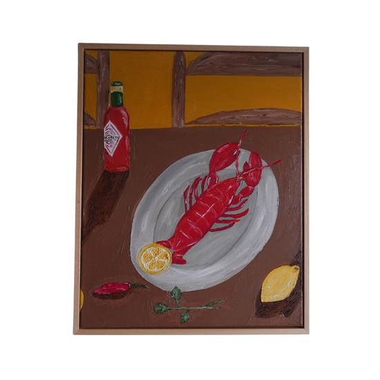 Juntos à roda da mesa III Painting