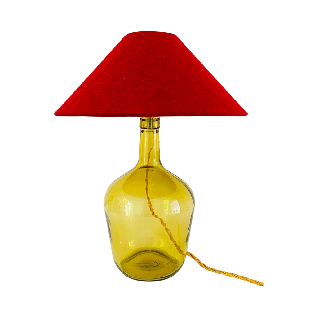 Antique French Mini Demijohn Lamp