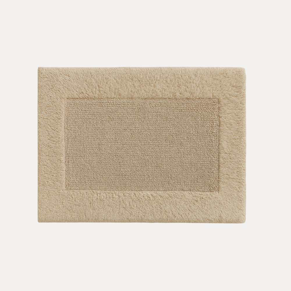 Beige Cotton Bath Mat 2100gr