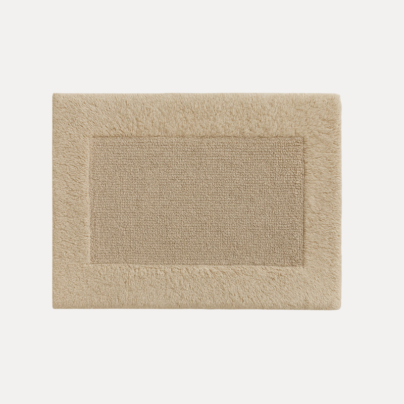Beige Cotton Bath Mat 2100gr