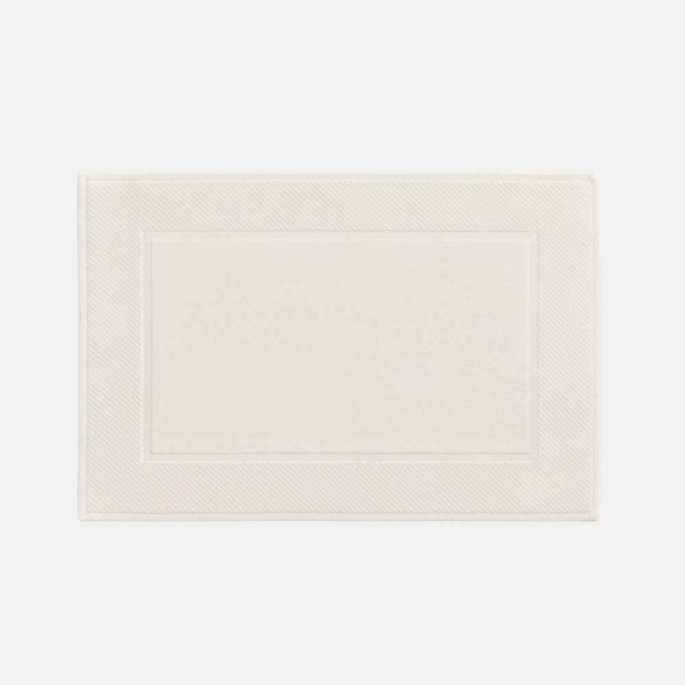 White Cotton Bath Mat