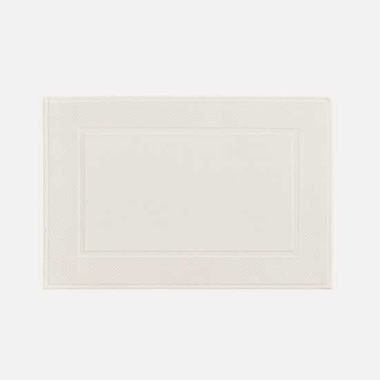 White Cotton Bath Mat