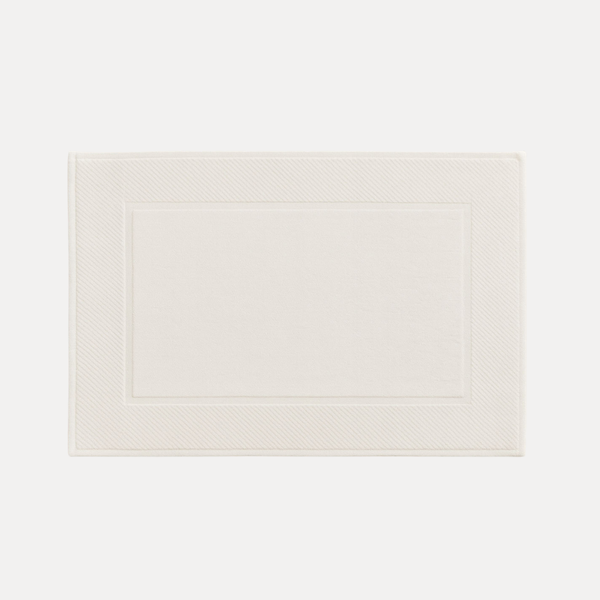 White Cotton Bath Mat