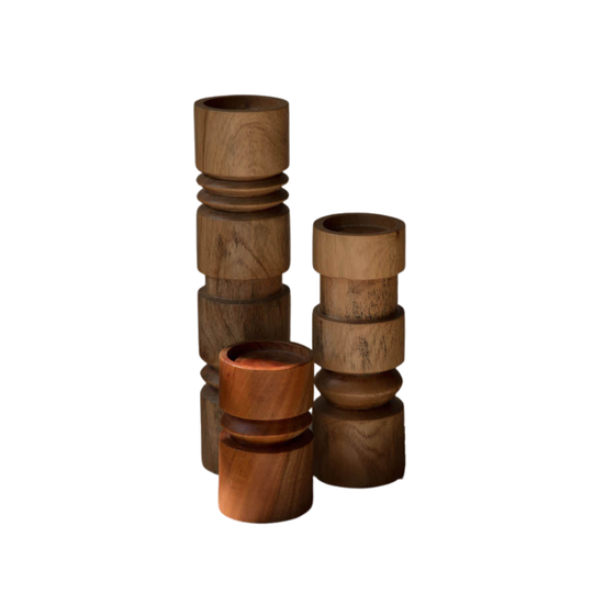 Fire Candle Holders Set