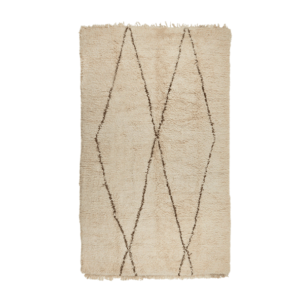 No. R0003 Vintage Beni Ourain Rug