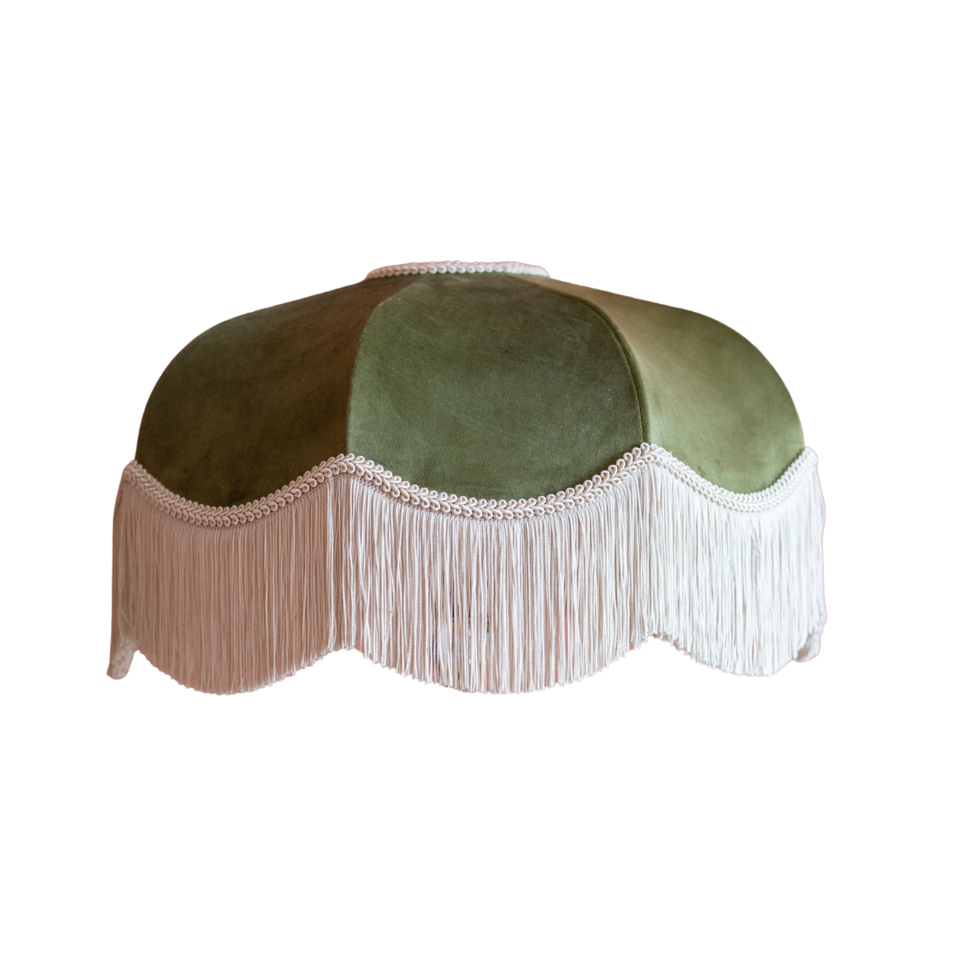 The Pistachio Fringed Lampshade
