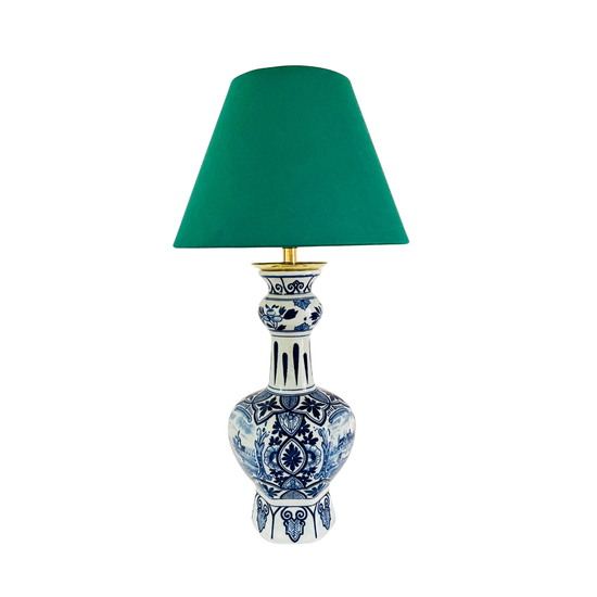 Antique Delft ‘Knobbelvaas’ Lamp