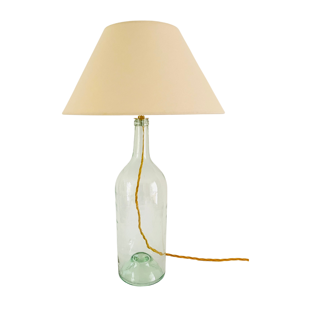 Tall Antique Glass Lamp