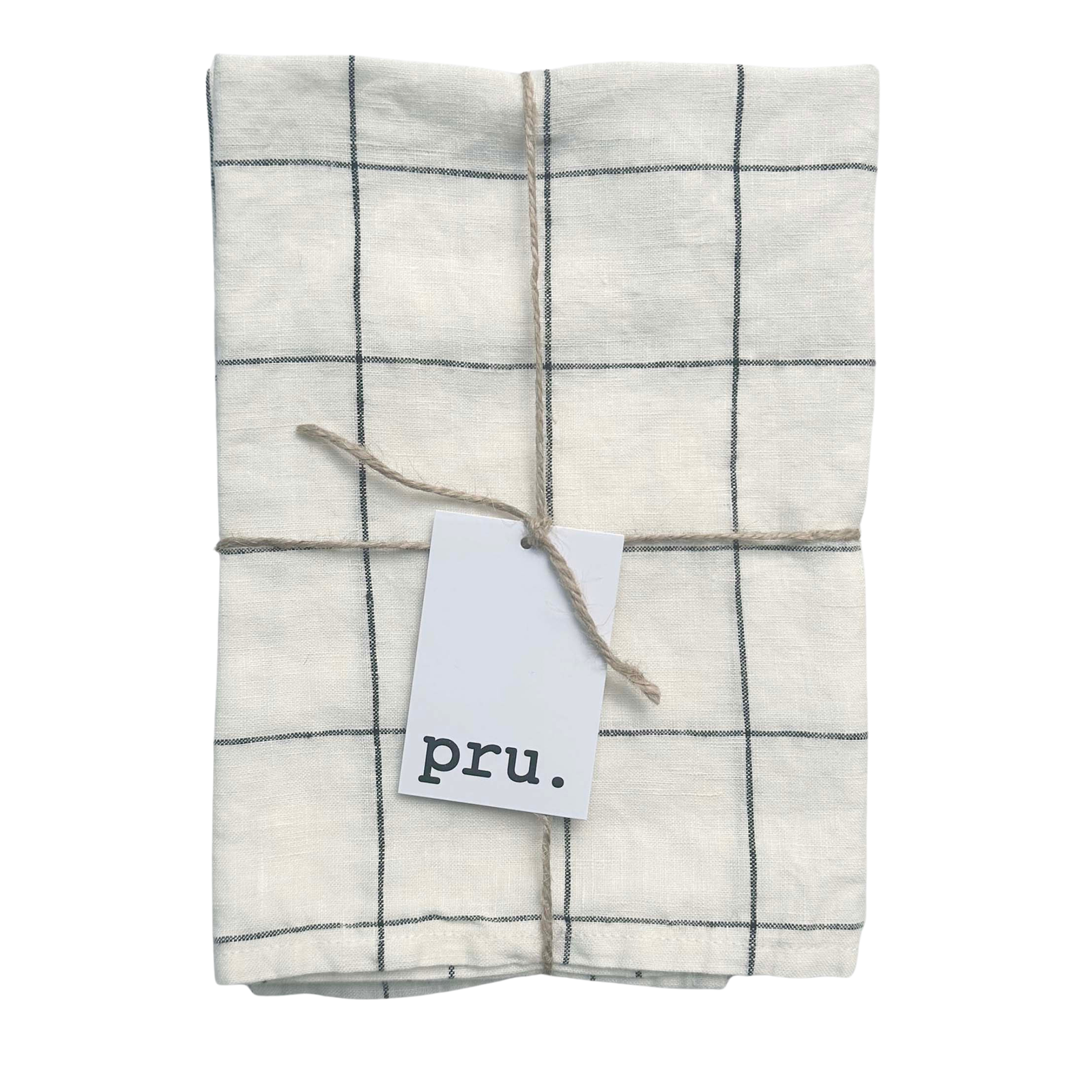 100% Linen Napkins OEKO-TEX® Certified – Check X2