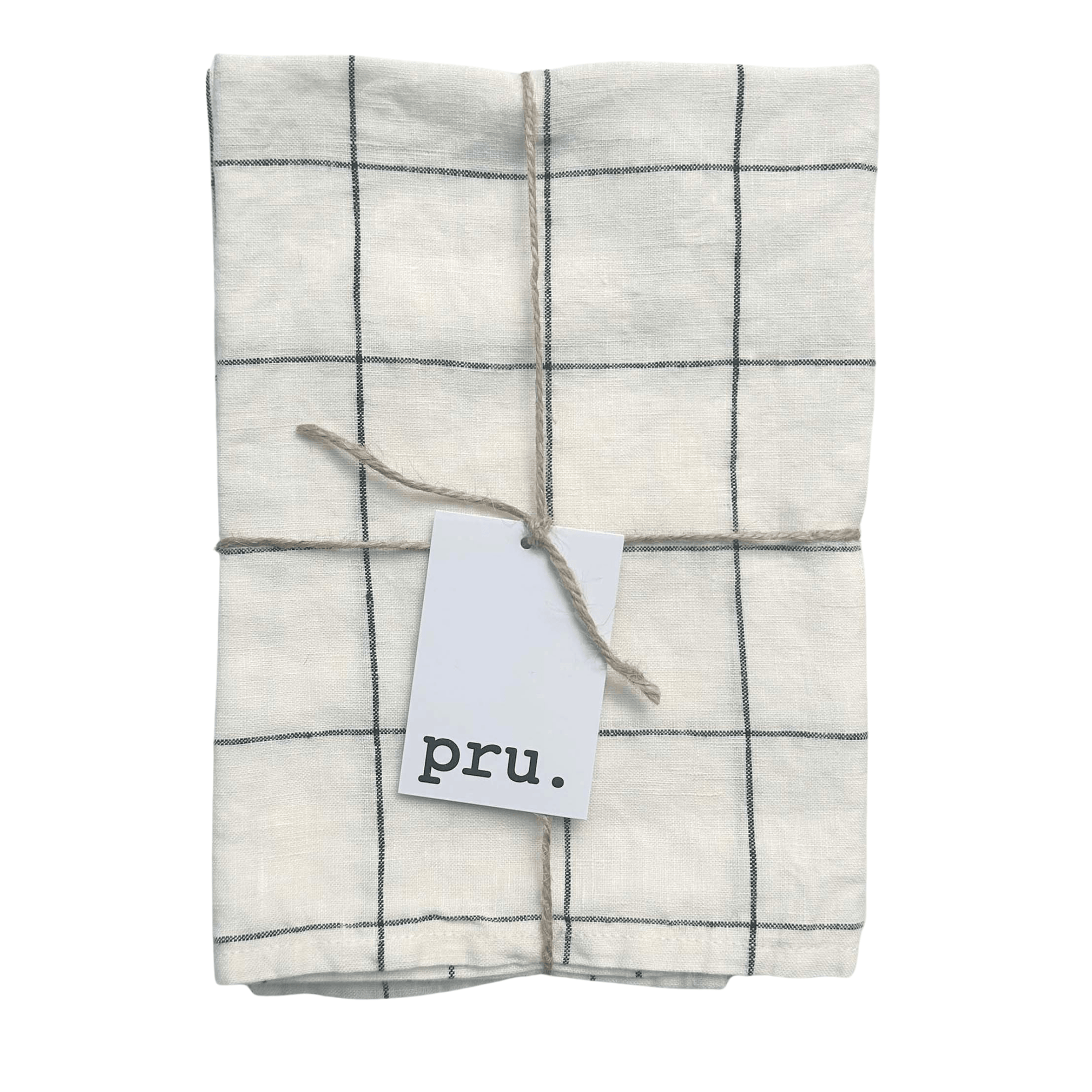 100% Linen Napkins OEKO-TEX® Certified – Check X2