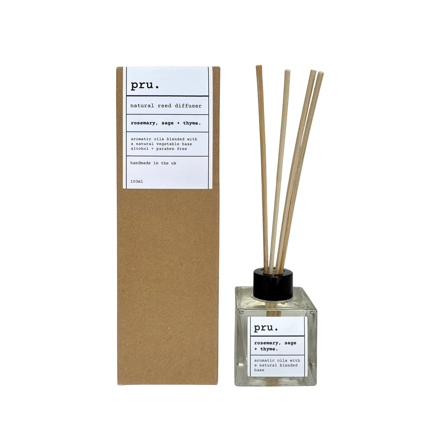 Natural Reed Diffuser Rosemary, Sage + Thyme