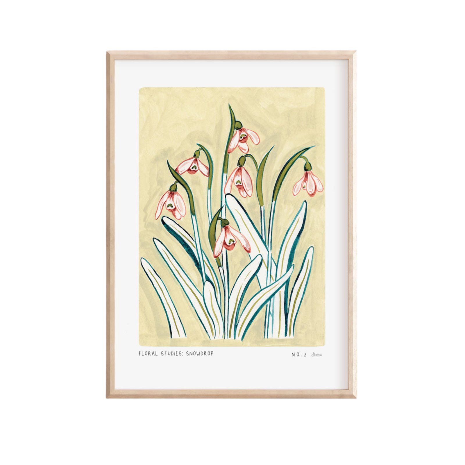 Snowdrop Art Print