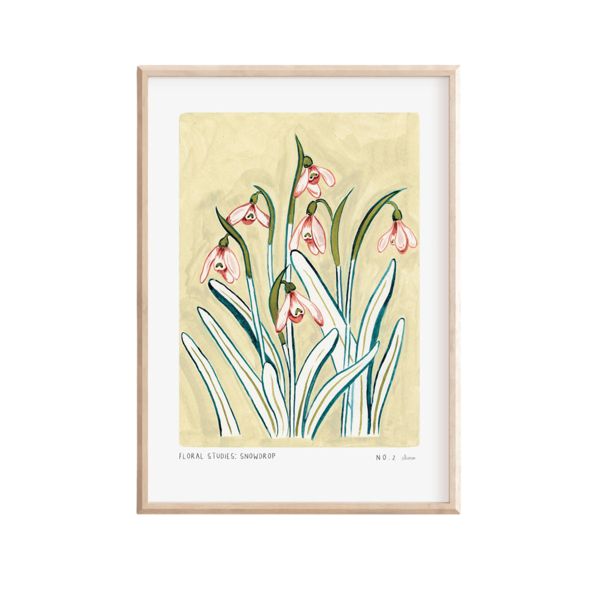 Snowdrop Art Print