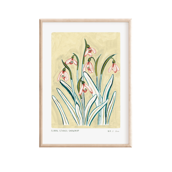 Snowdrop Art Print-