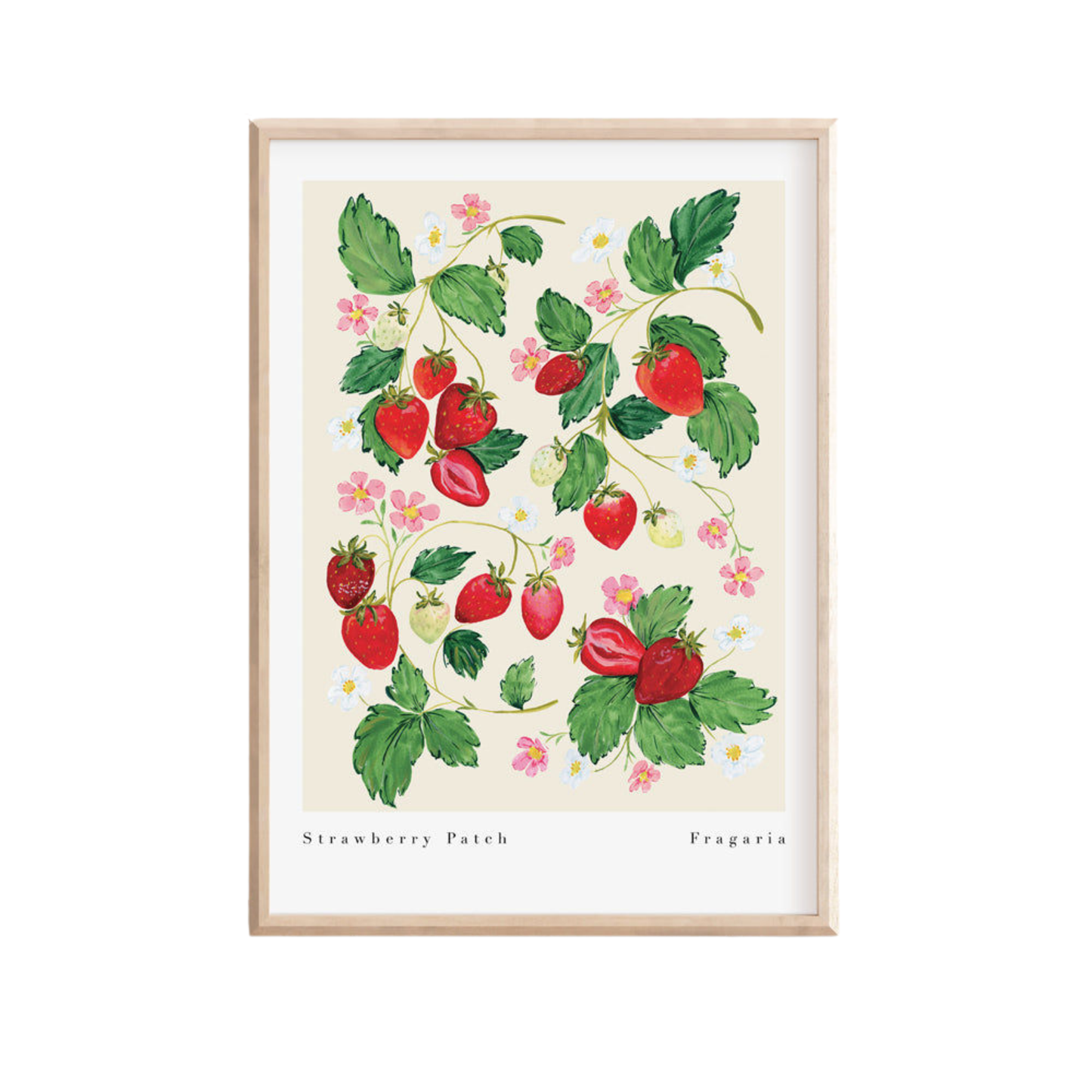 Strawberry Patch Art Print