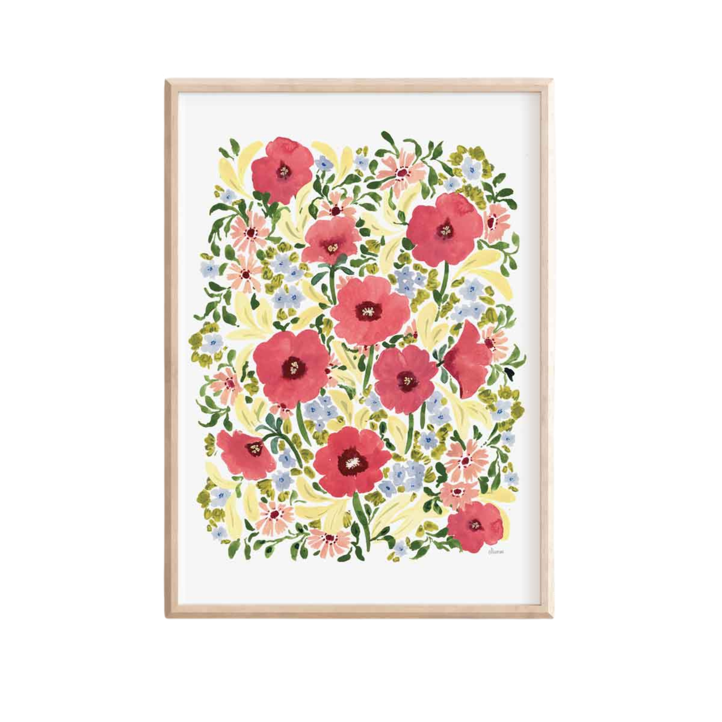 Summer Poppies Art Print