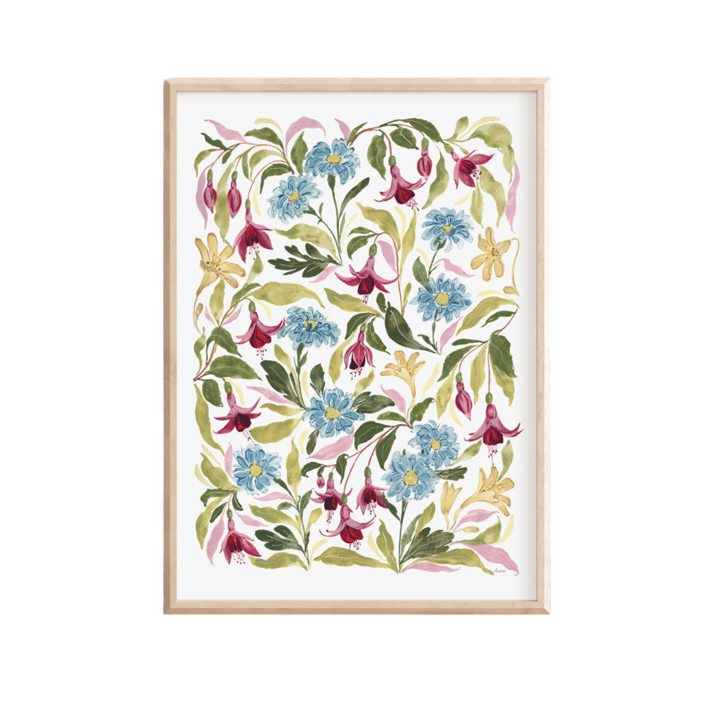 Trailing Fuchsia Art Print