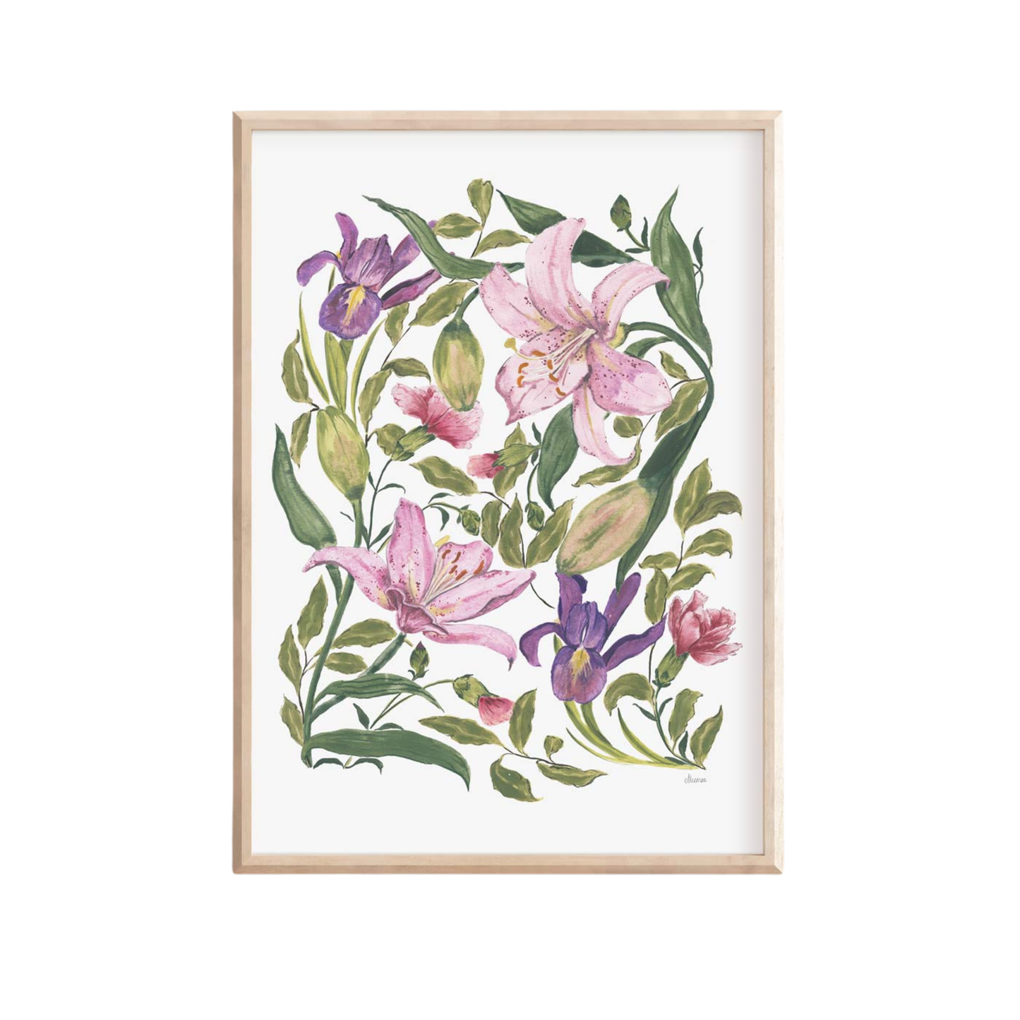 With love, Lily Art Print