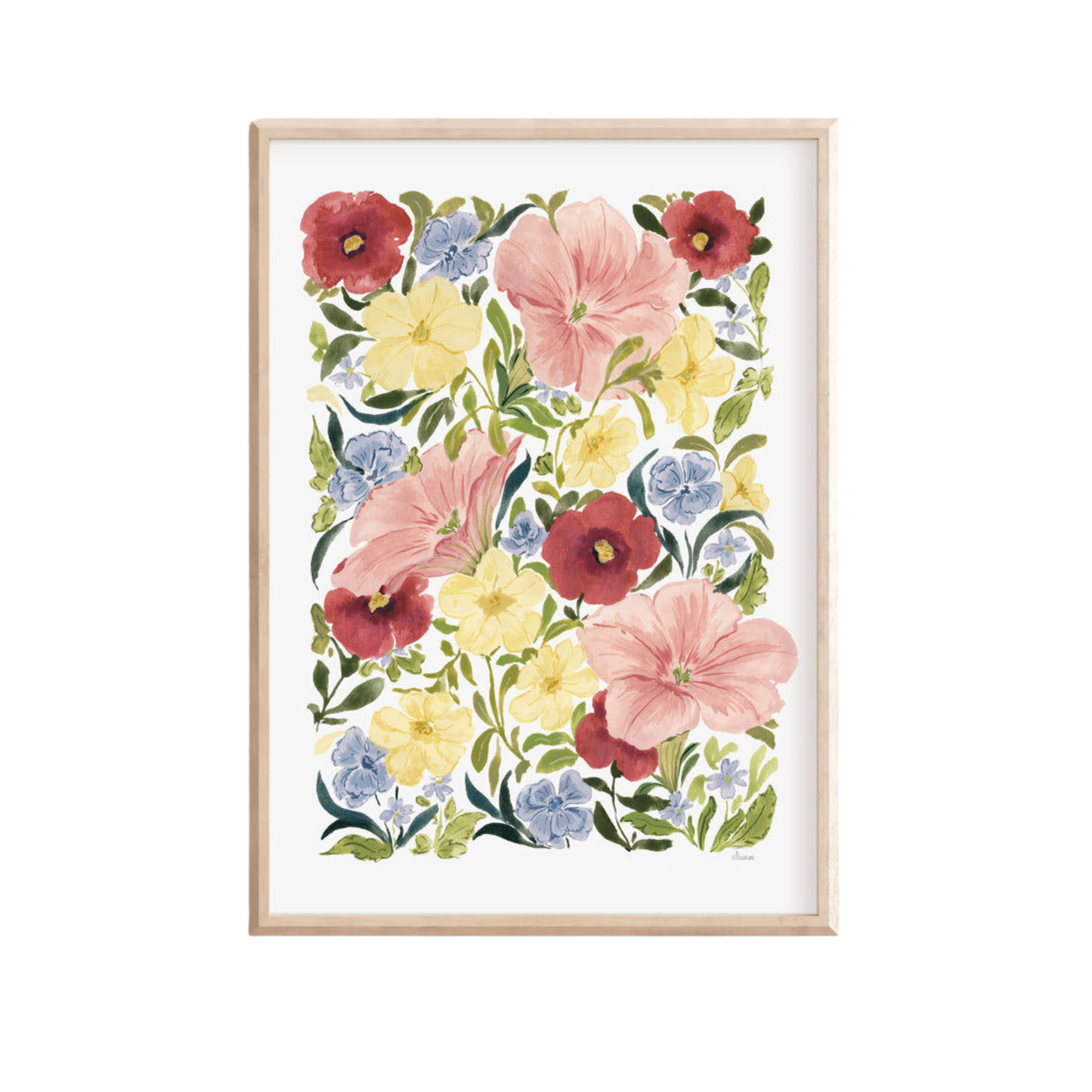 Petunia Blooms Art Print