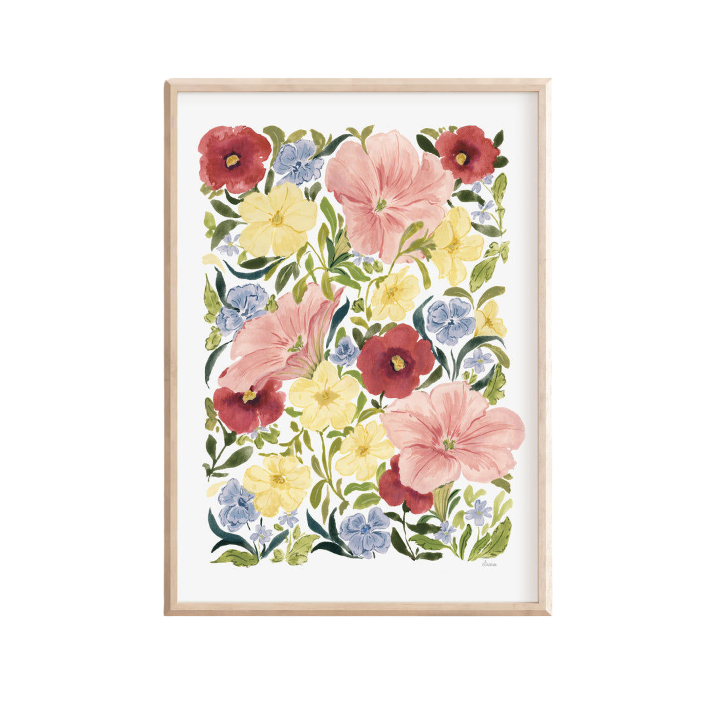 Petunia Blooms Art Print