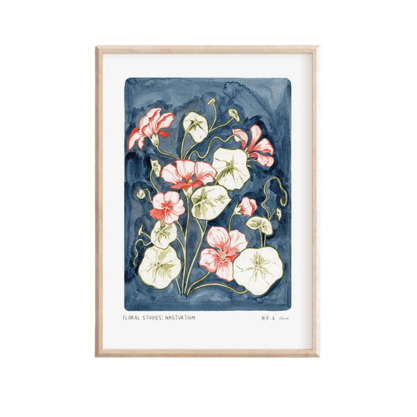 Nasturtium Art Print-