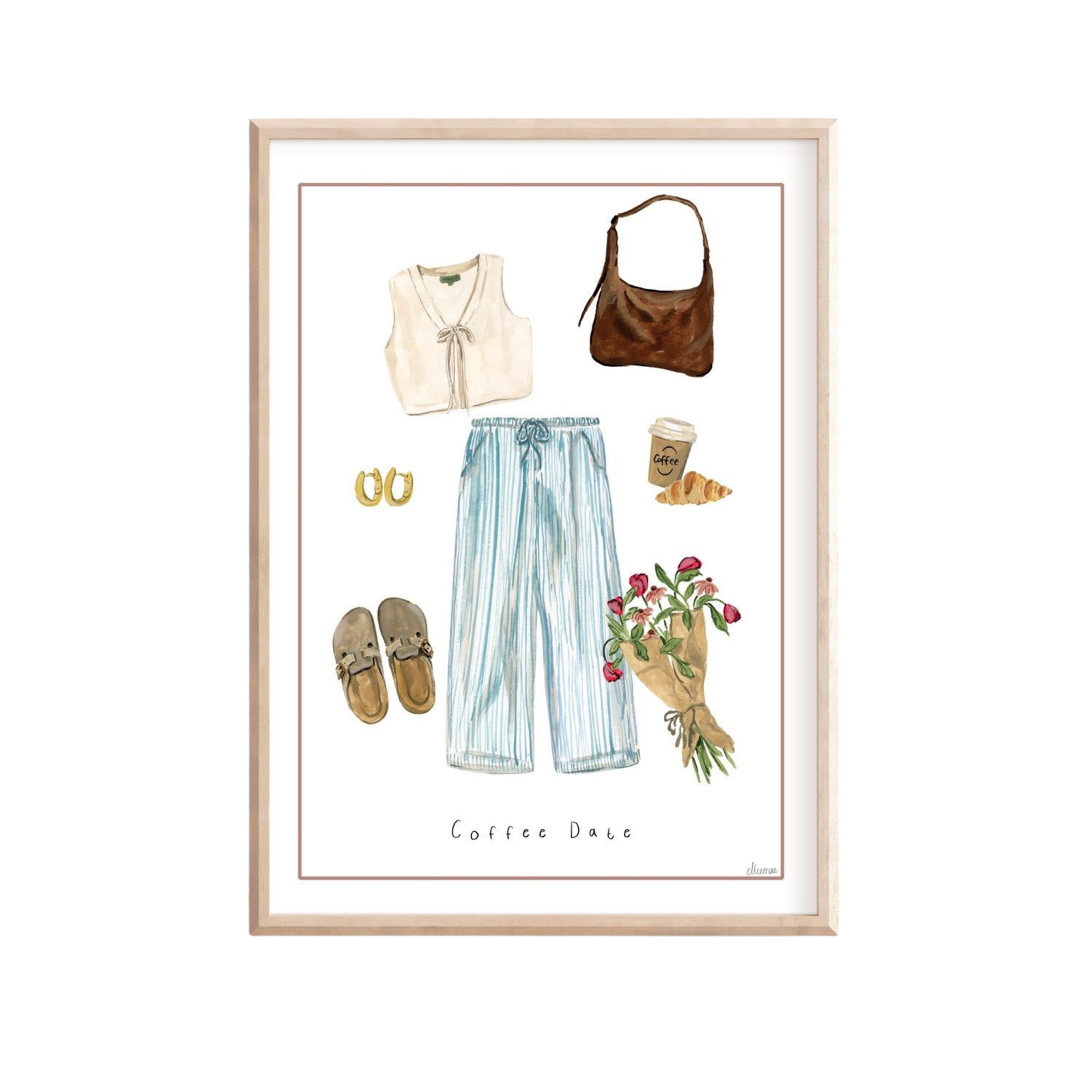 Coffee Date Art Print