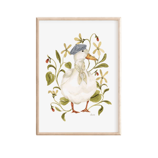 A Pause In The Petals Art Print