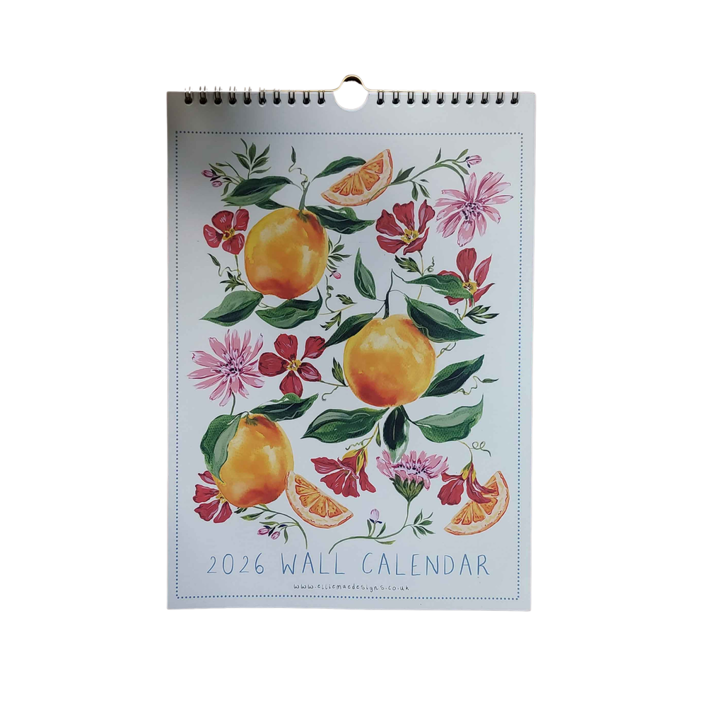 2026 Fruit Wall Calendar