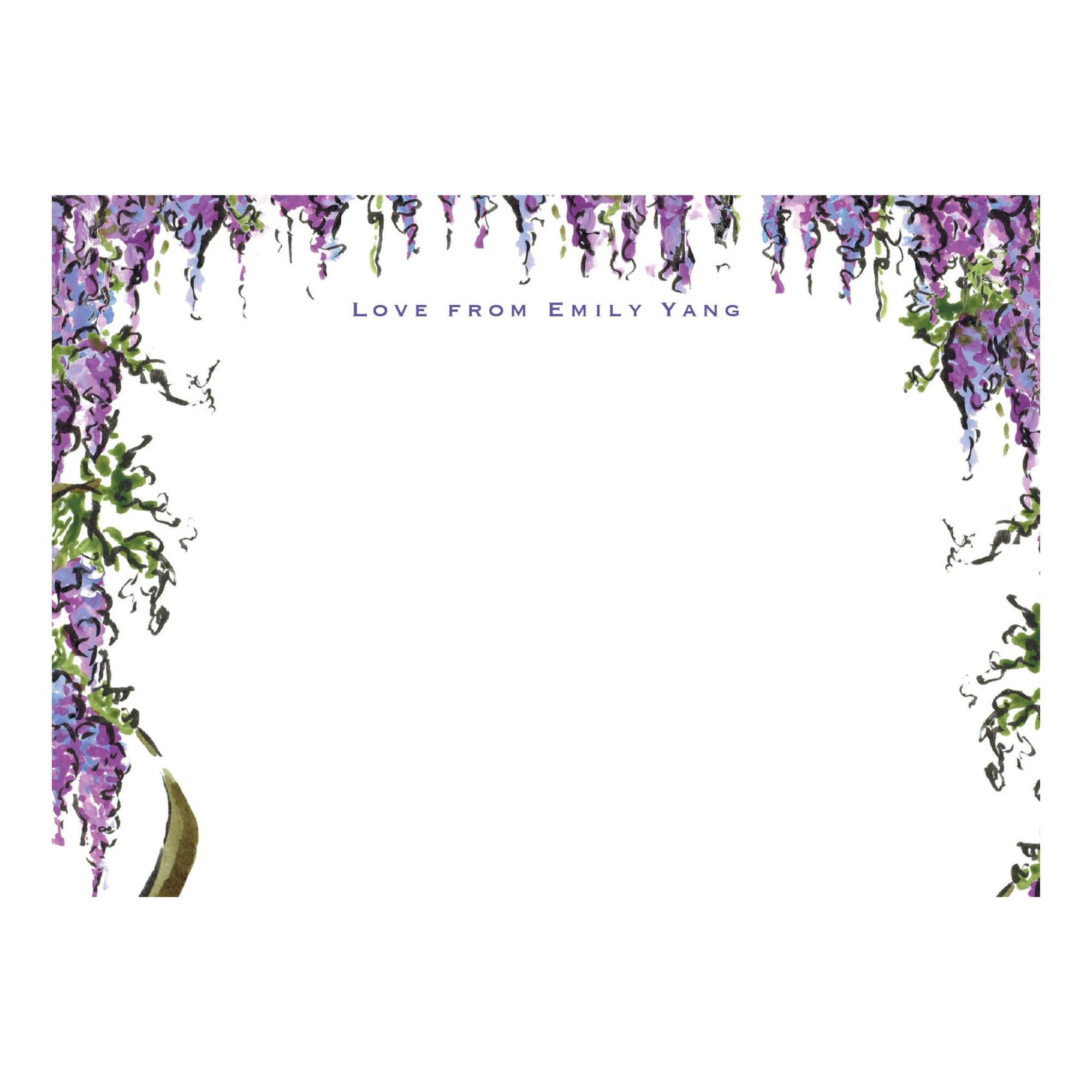 Wisteria Hysteria Notecards