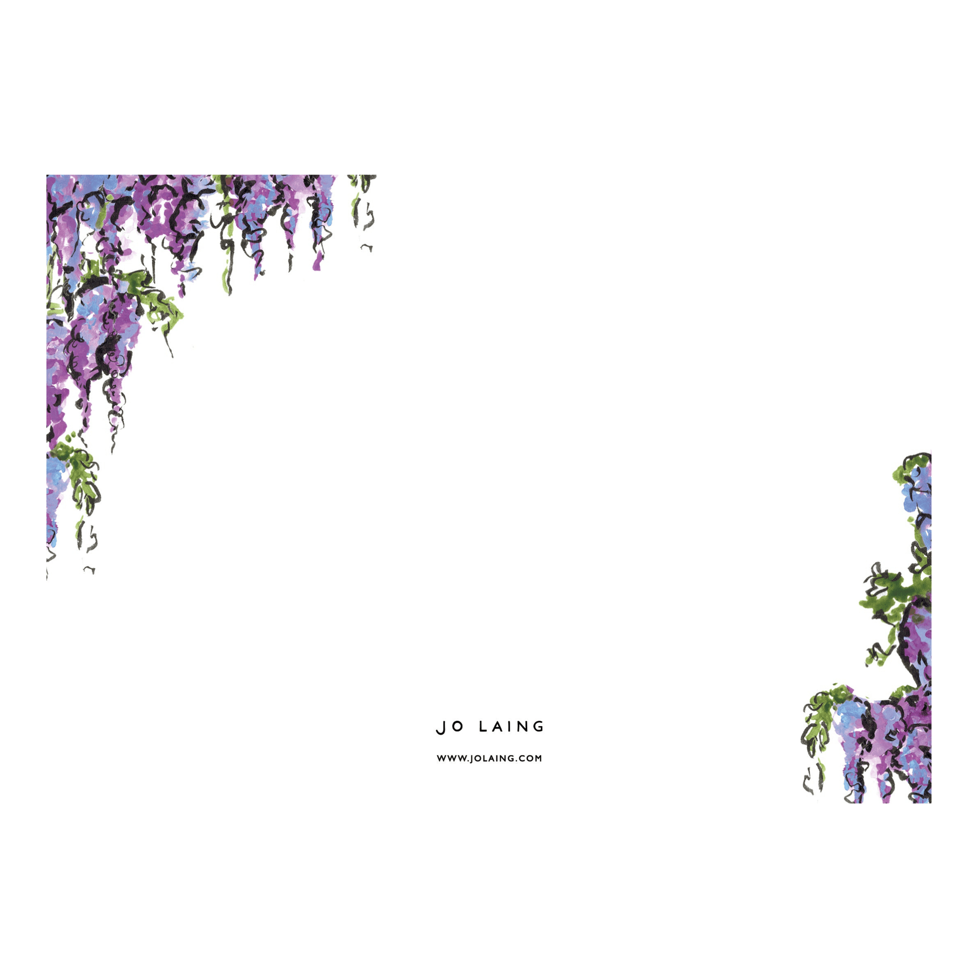 Wisteria Hysteria Notecards