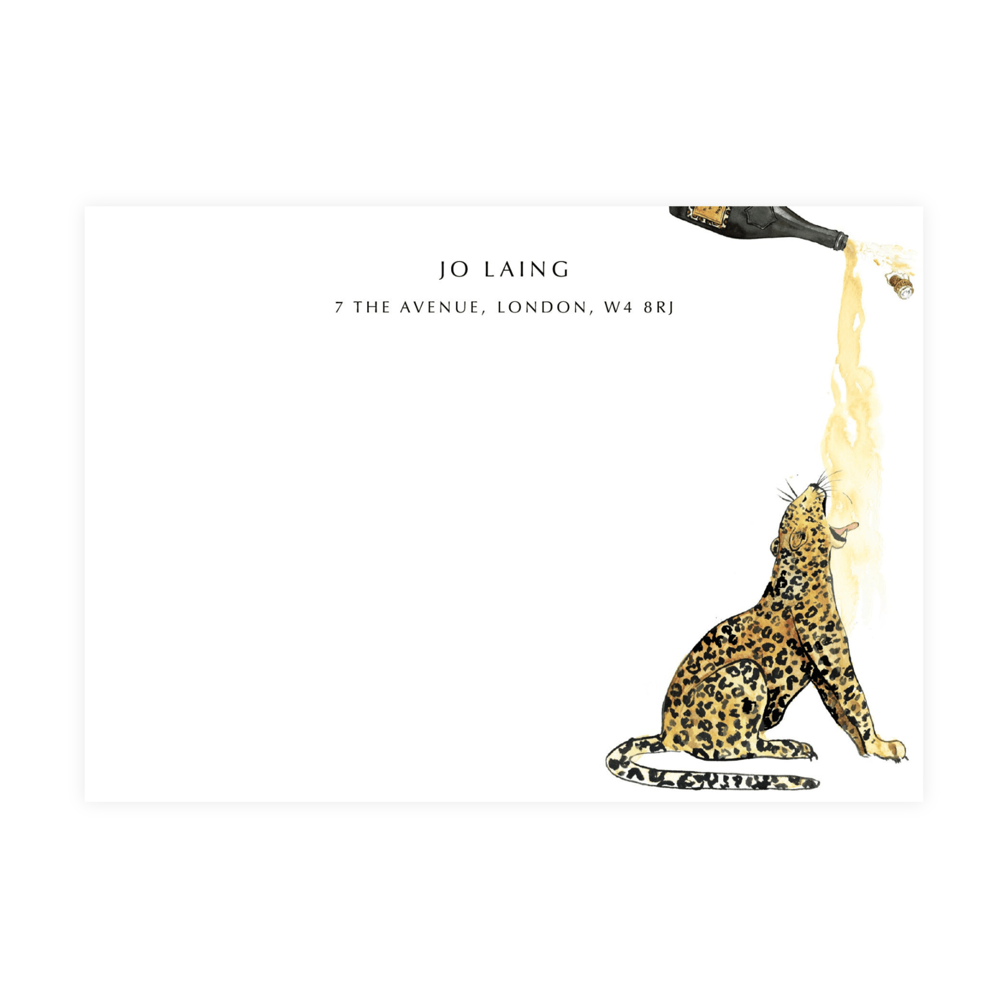Yes, to Champagne Notecards