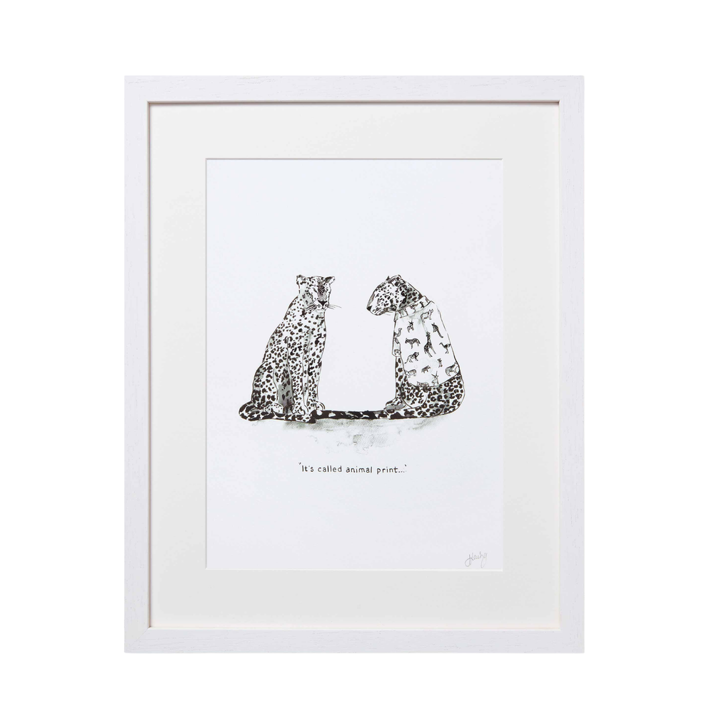 'Leopards in Vogue' Art Print