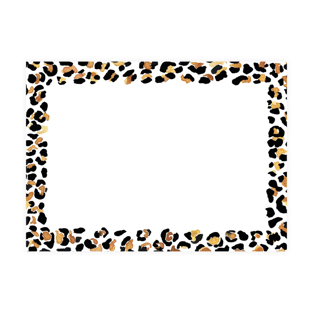 Leopard Print Notecards