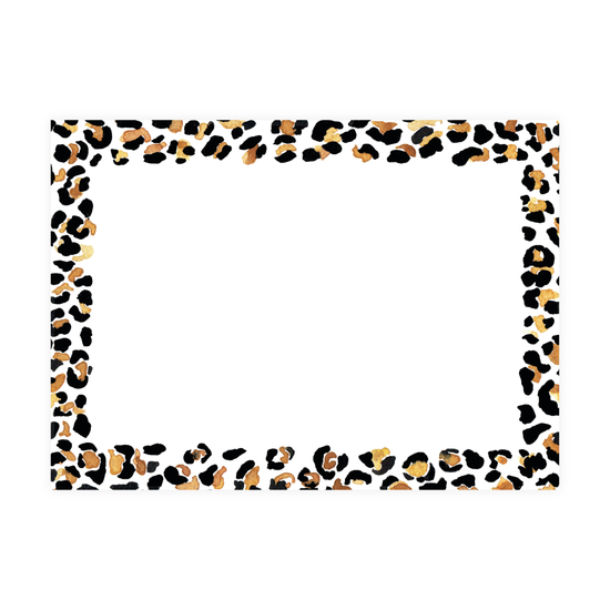 Leopard Print Notecards