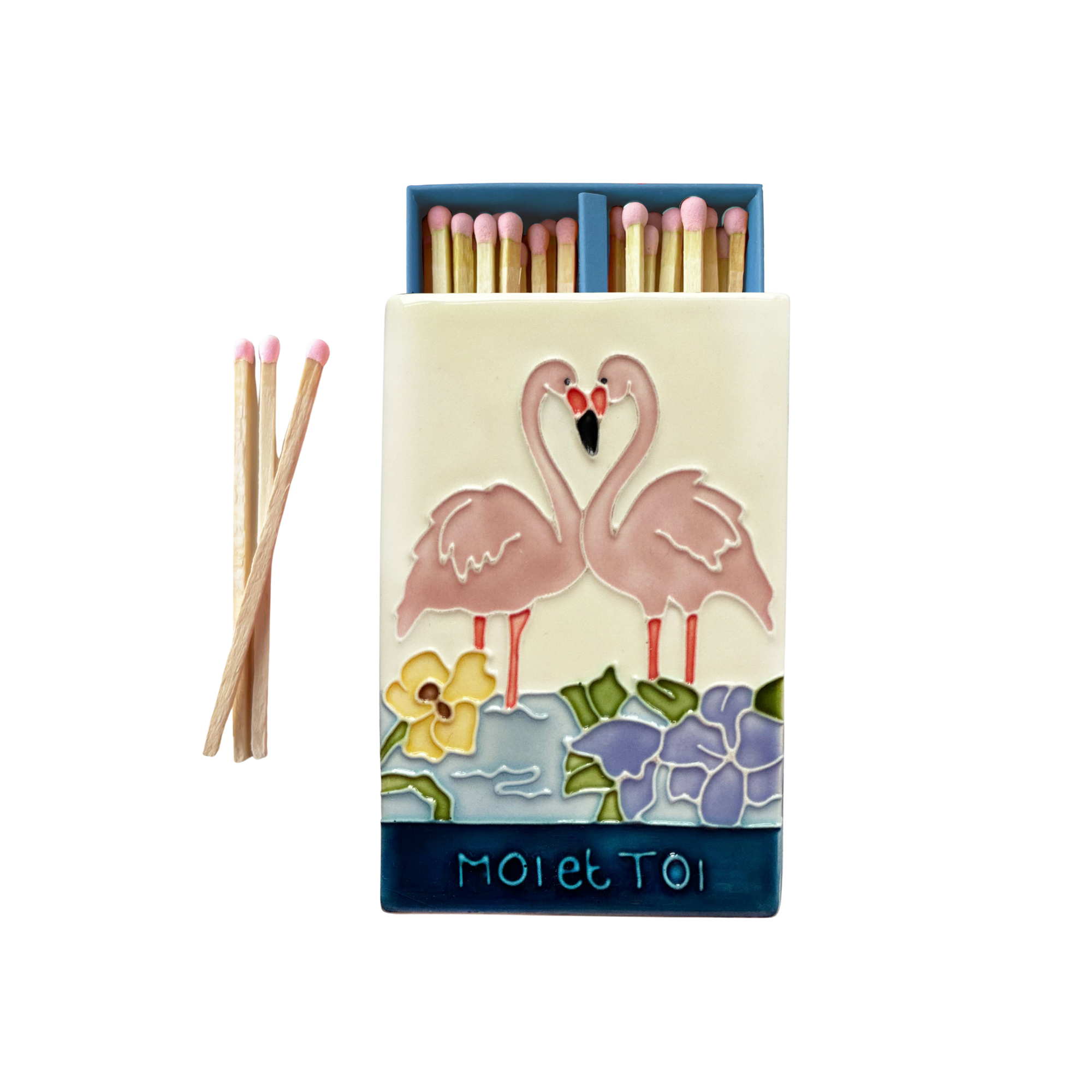 Moi et Toi II Ceramic Matchbox