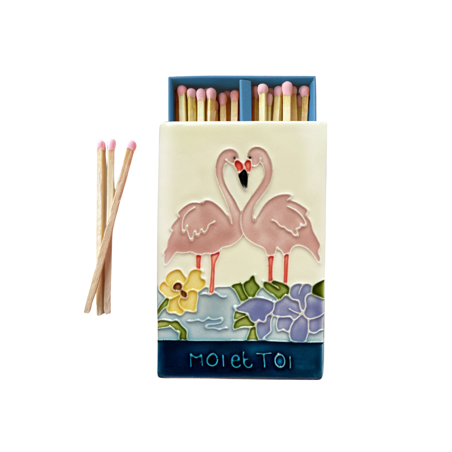 Moi et Toi II Ceramic Matchbox
