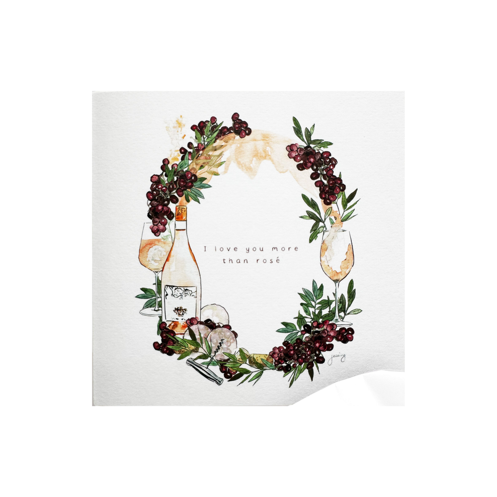 I Love You More Than Rose... Greeting Card