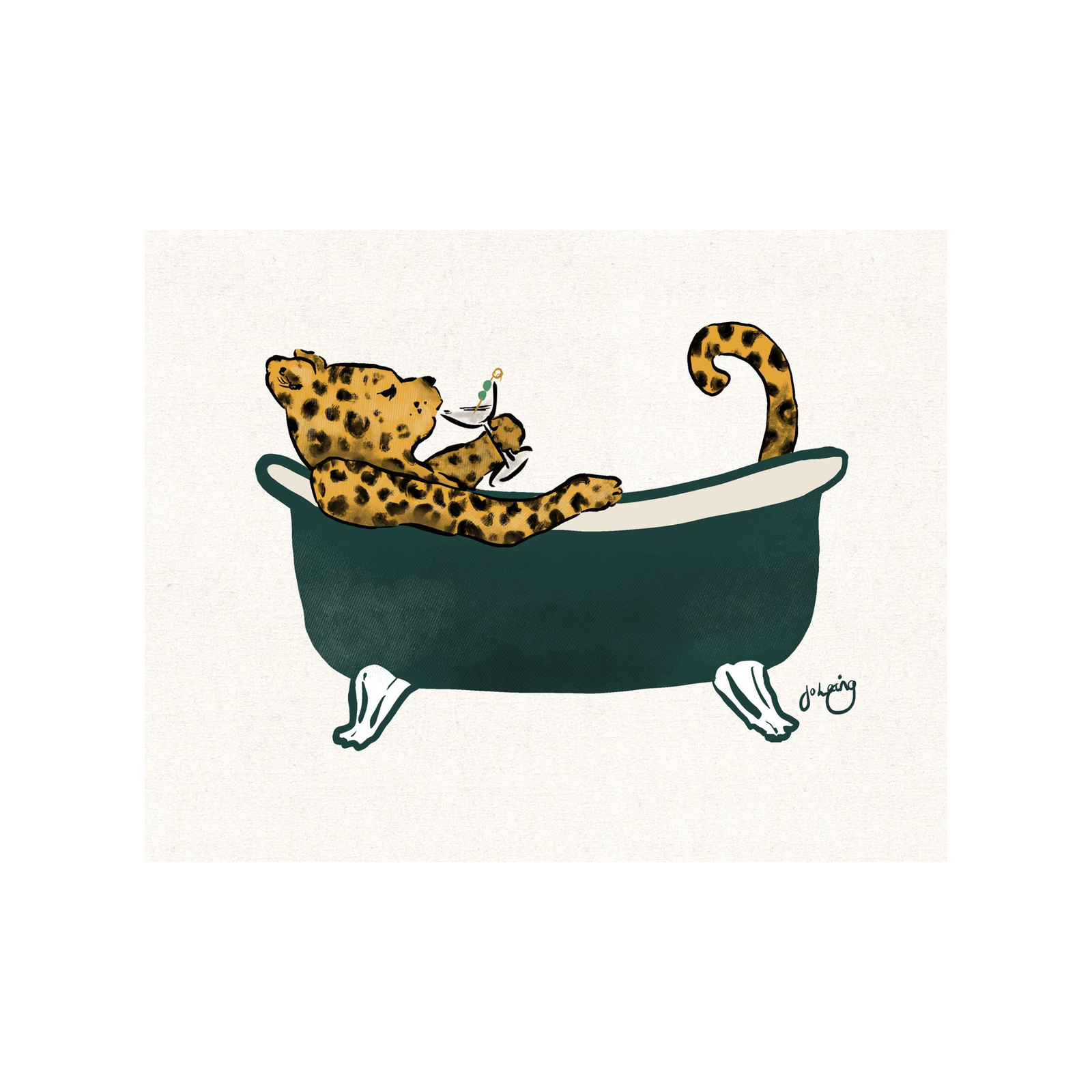 Bath Time Art Print