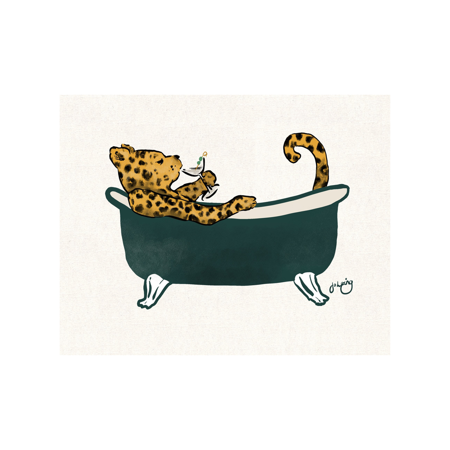 Bath Time Art Print