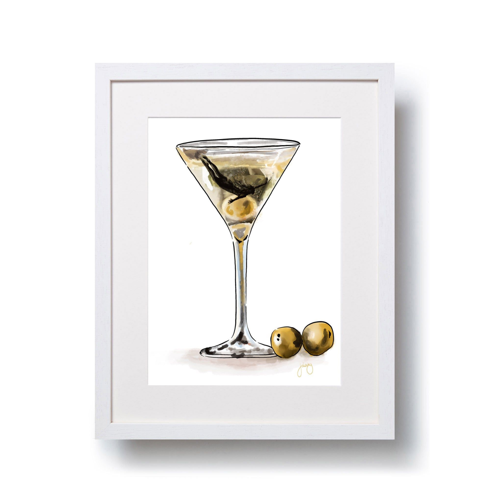 Martini Haze Art Print