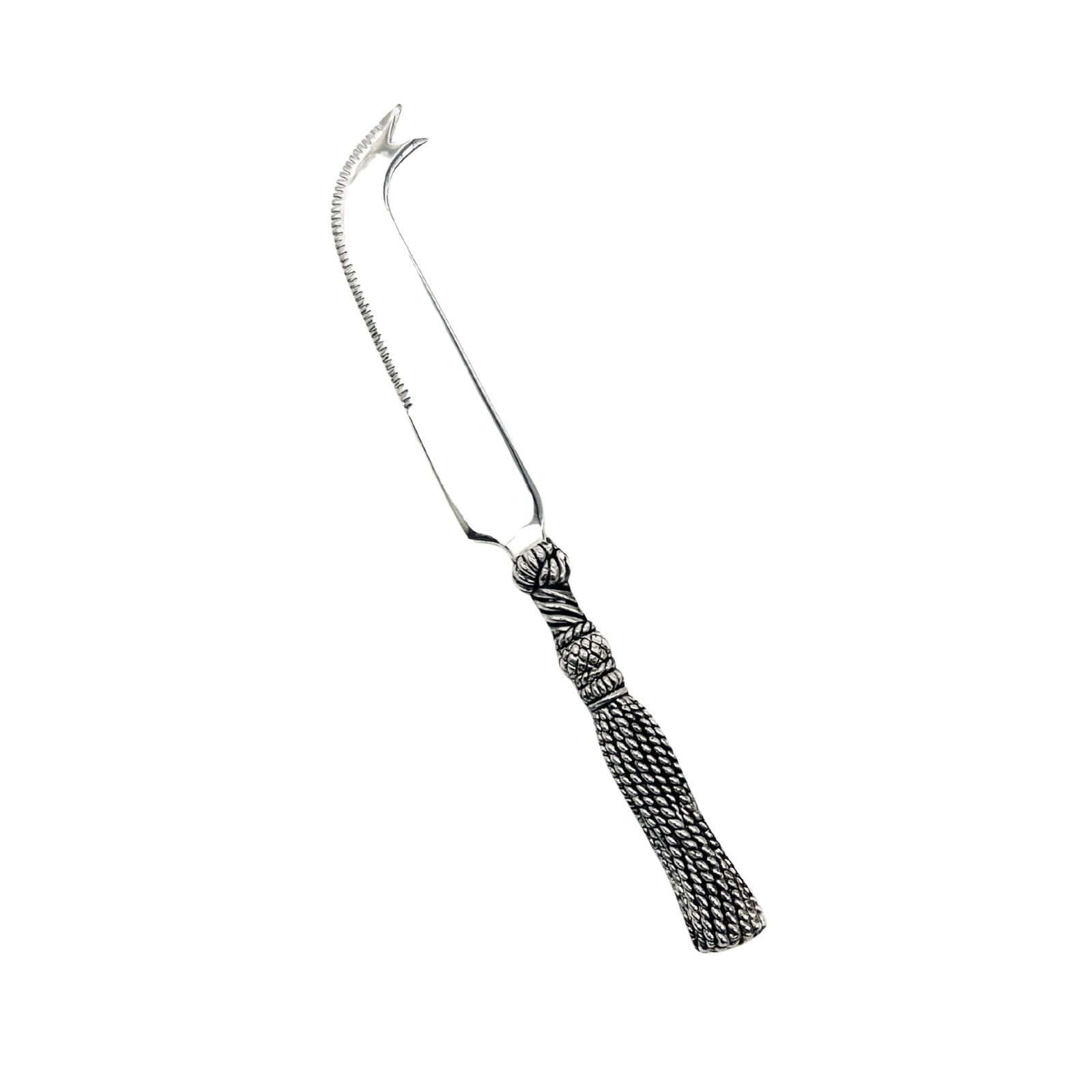 Silver-Plated Tassel Cheese Knife