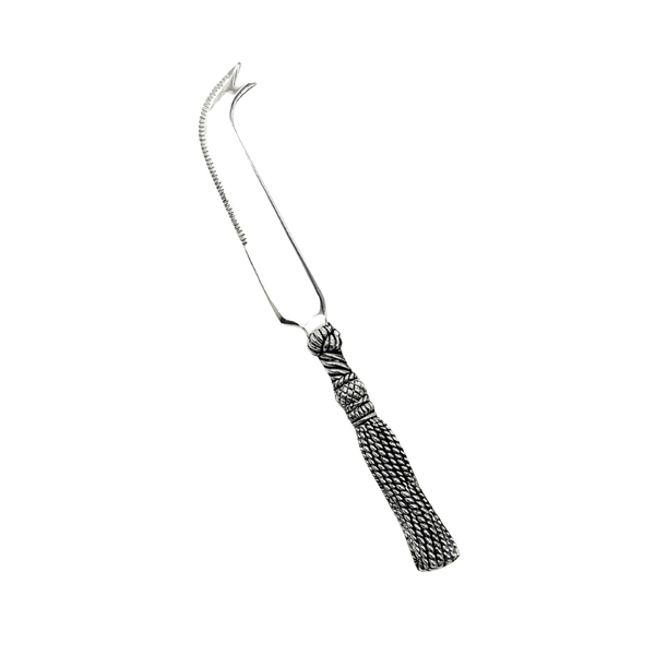 Silver-Plated Tassel Cheese Knife