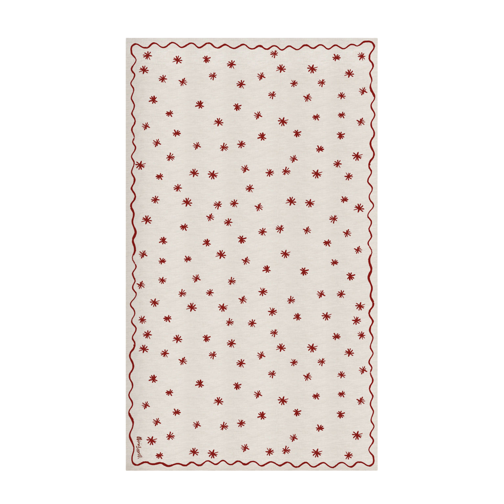 Red Star Linen Tablecloth