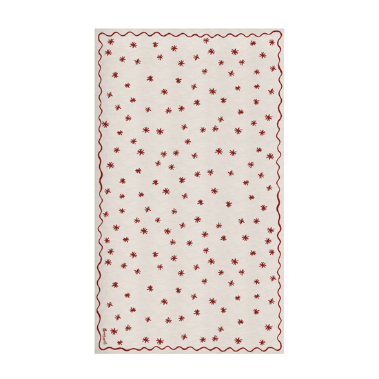 Red Star Linen Tablecloth