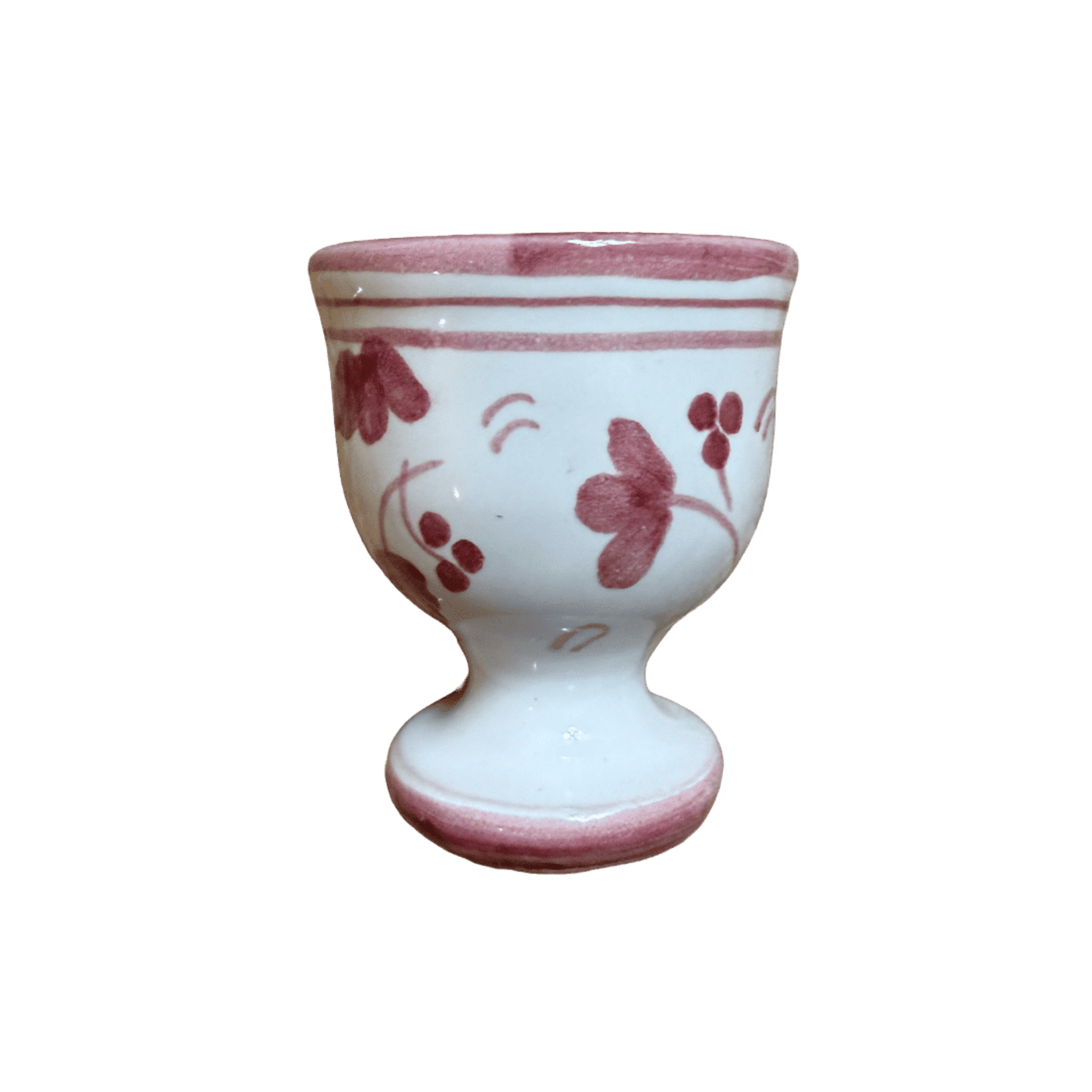 Egg Cup Flowers Colomba Bordeaux