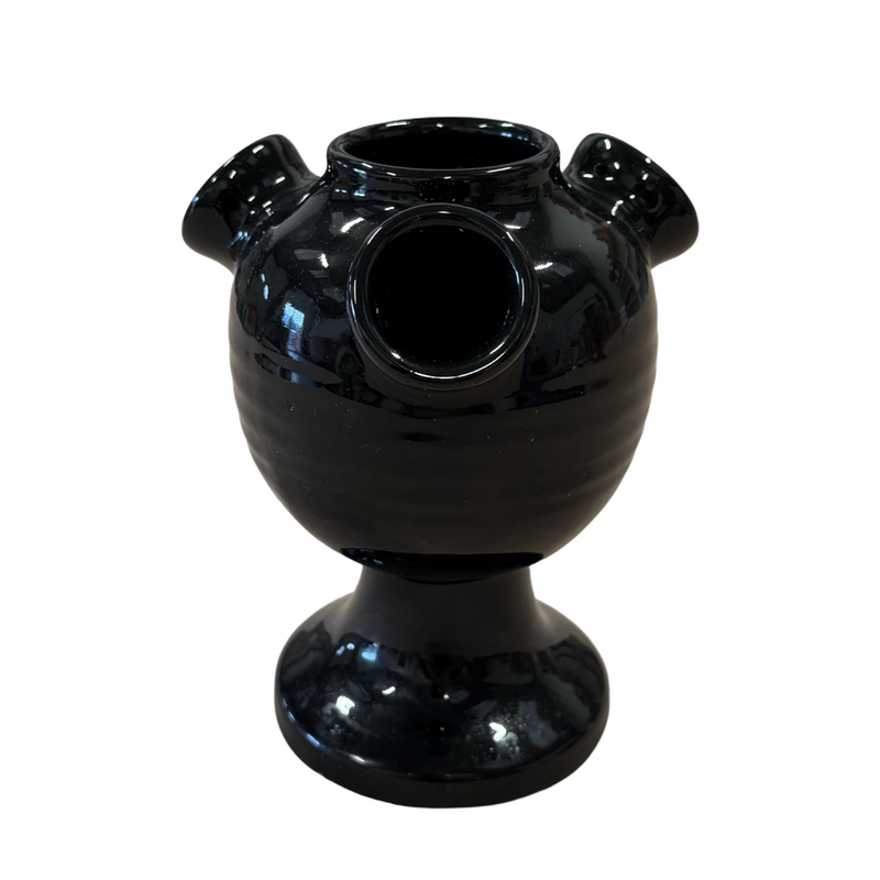 Stoneware Tulipiere - Glossy Black