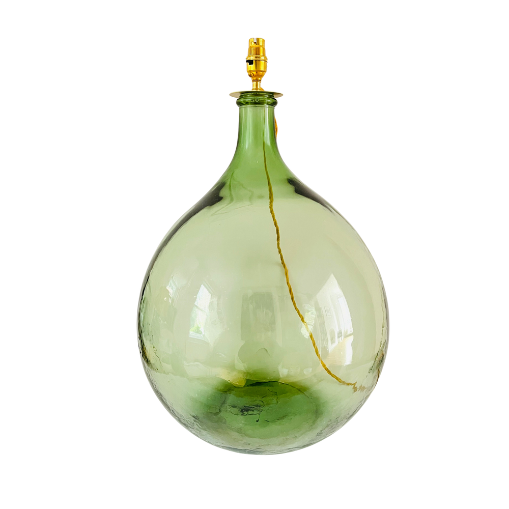 Extra Large French Demijohn Lamp